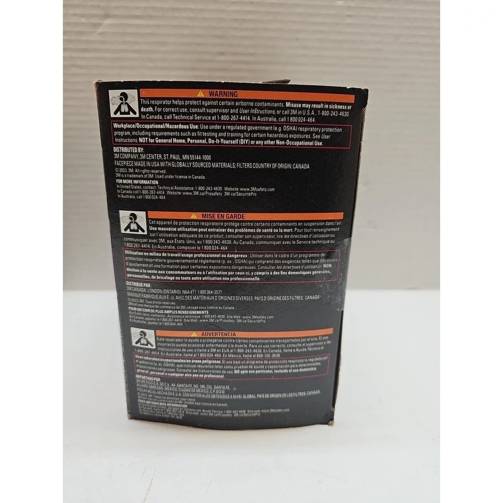 Particulate Reusable Respirator, OV/AG/P100 - 60923H1-DC